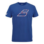 Babolat Kleding Babolat Exercise Big Flag T-shirt Heren - blauw, 
