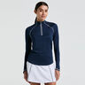 Solid Sun Protection Longsleeve Dames - Donkerblauw