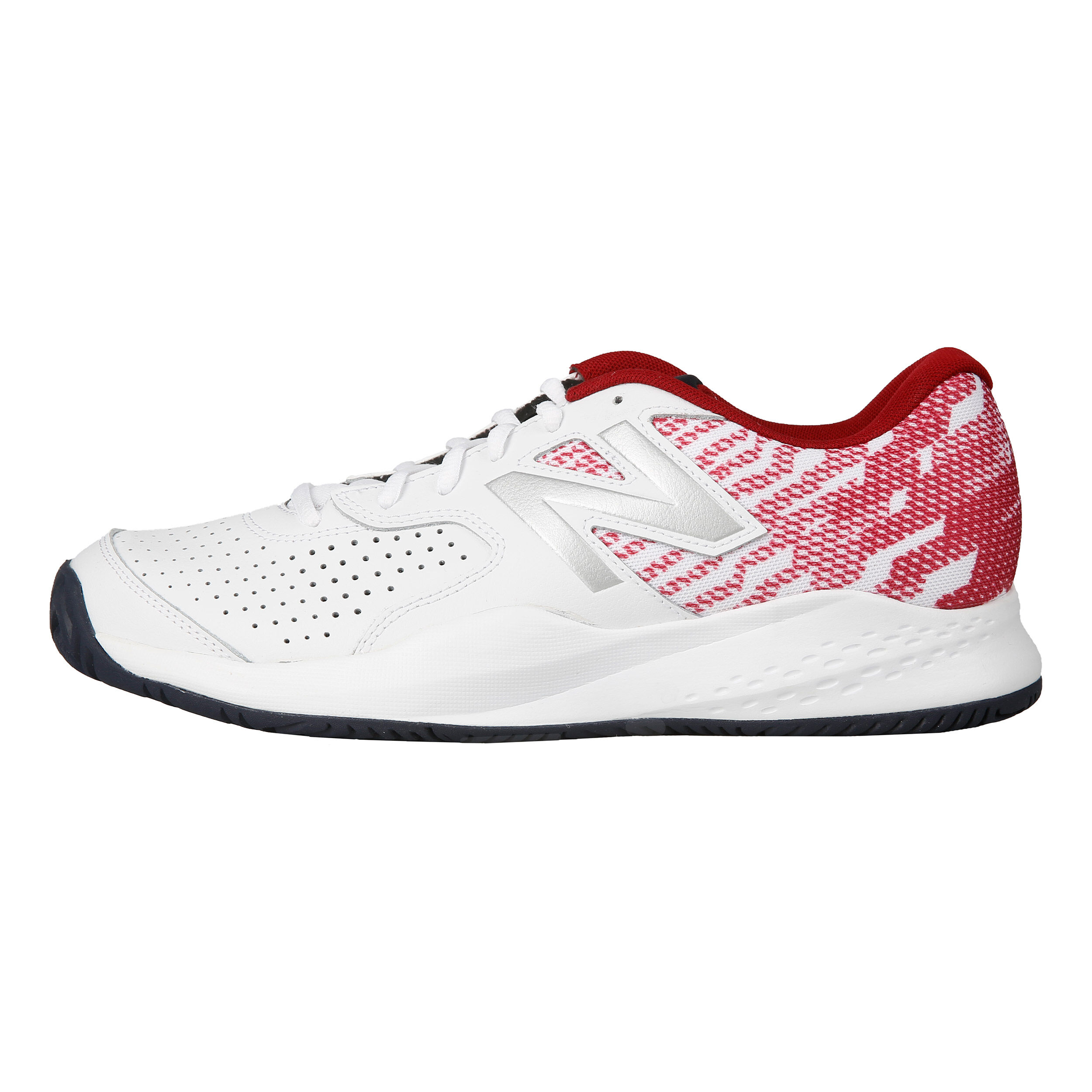 696 V3 Allcourt Schoen Heren Wit Rood
