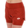 TECH W II - D1 SHORT Shorts Dames - wijnrood