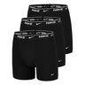 Essential Cotton Stretch Boxer Brief Boxershort - Verpakking 3 stuks Heren-zwart, zwart