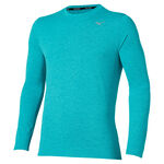Mizuno Kleding Mizuno Core Impulse Hardloopshirt Heren-blauw