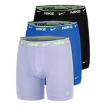Nike Boxershort Nike Essential Cotton Stretch Boxer Brief Boxershort - Verpakking 3 stuks Heren-paars, blauw