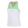 Racerback Tanktop Dames - groen, pink