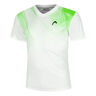 Topspin T-shirt Heren-Wit,Groen