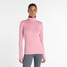 Essentials Space Dye Quarter Zip Longsleeve Dames-pink