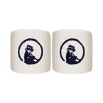Quiet Please Tenniskleding Quiet Please Short Zweetband Verpakking 2 Stuks-Crème