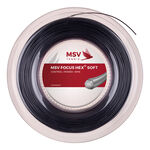 MSV MSV Focus-HEX Soft Rol Snaren 200m-Zwart