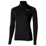 Core Impulse Half Zip Hardloopshirt Dames-zwart