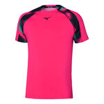 Mizuno Kleding Mizuno Frontier Shadow T-shirt Heren-Pink,Veelkleurig