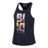 Twiggy Chill Tanktop Dames-Donkerblauw,Veelkleurig