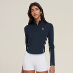 Wilson Kleding Wilson Brentwood Half-Zip Longsleeve Dames-Donkerblauw