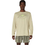 ASICS Kleding ASICS Fujitrail Logo Hardloopshirt Heren-Groen