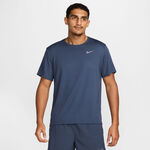 Nike Kleding Nike Miler Hardloopshirt Heren-Petrolblauw