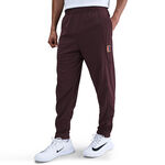 Nike Tenniskleding Nike Court Heritage Trainingsbroek Heren - donkerrood, donkerrood