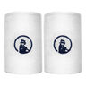 Long Zweetband Verpakking 2 Stuks-Wit,Donkerblauw