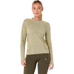 ASICS Kleding ASICS Road Seamless Hardloopshirt Dames-beige, beige