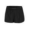 Pro Hypervent Split 2 Hardloopshorts Dames-Zwart