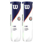 Wilson Tennisballen Wilson Roland Garros All Court 2x Verpakking 4 Stuks