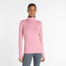 Essentials Space Dye Quarter Zip Longsleeve Dames-pink