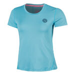 BIDI BADU Kleding BIDI BADU Eve Tech Roundneck T-shirt Dames-Lichtblauw