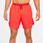 Nike Kleding Nike Dri-Fit Stride 7in Brief-Lined Shorts - rood, zwart