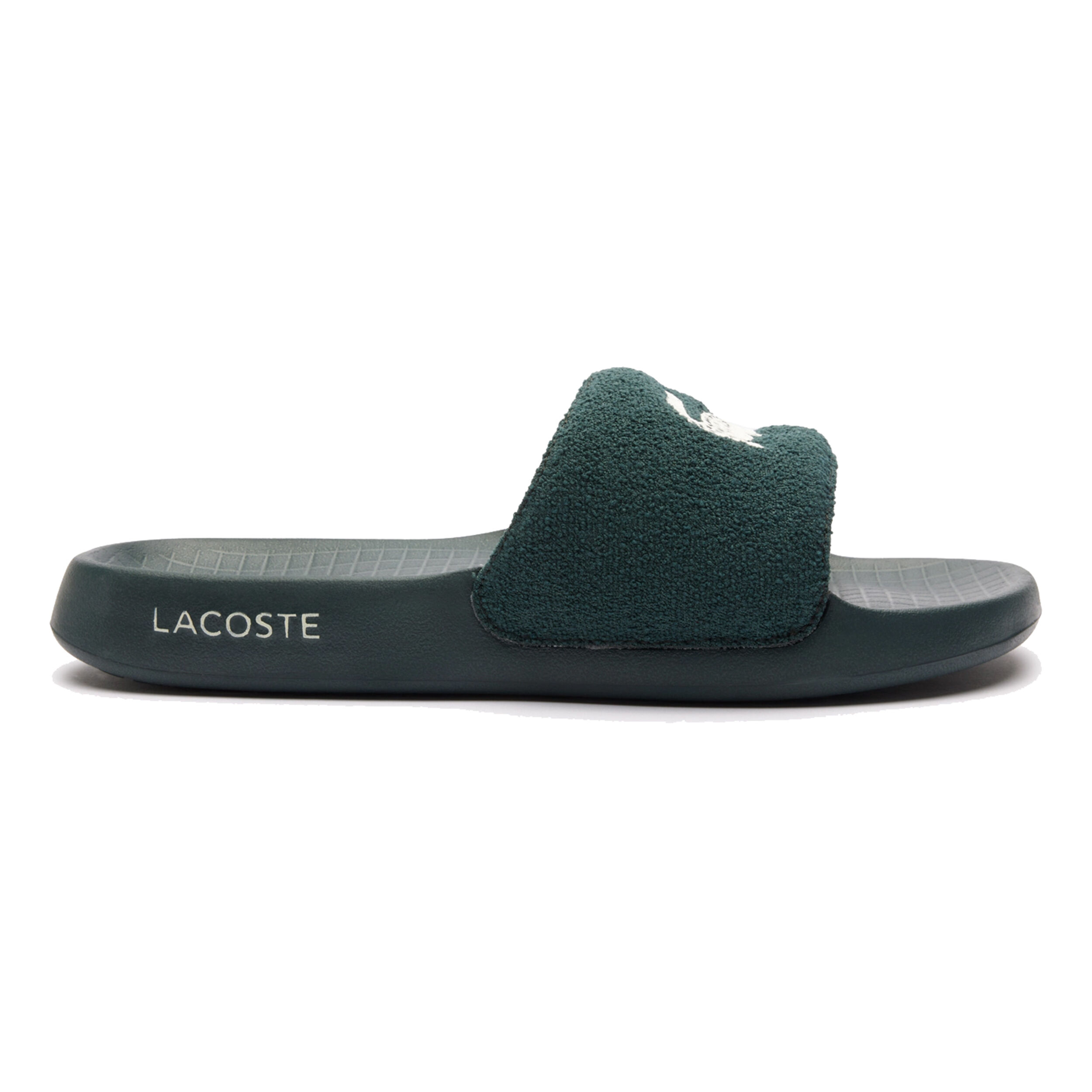Buy Lacoste Serve Slide 1.0 Badslippers Heren Donkergroen online Tennis Point BE