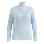 Odlo Hardloopshirt Odlo Essential 1/2 Zip Hardloopshirt Dames-lichtblauw