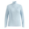 Essential 1/2 Zip Hardloopshirt Dames-lichtblauw