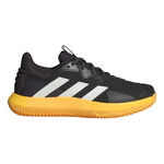 adidas Tennisschoenen adidas SoleMatch Control Gravelschoen Heren-Oranje,Zwart