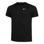 Nike Kleding Nike Miler Tee Hardloopshirt Heren-zwart, grijs