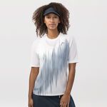 HEAD Kleding HEAD Performance T-shirt Dames-Wit,Donkerblauw
