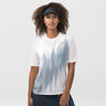 Performance T-shirt Dames-Wit,Donkerblauw