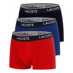 Lacoste Boxershort Lacoste Courts Boxershort Verpakking 3 stuks Heren - blauw, rood