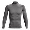 Heatgear Comp Mock Longsleeve Heren-Grijs