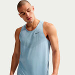 Nike Hardloopshirt Nike Stride Hardloopshirt Heren - lichtblauw, zilver