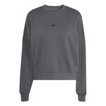 adidas Kleding adidas Essentials Sweatshirt Dames-grijs, zwart