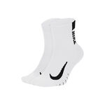 Nike Kleding Nike Multiplier Hardloopsokken Verpakking 2 Stuks-Wit,Zwart
