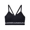 Seamless Low Long Sport-bh Dames - zwart, lichtgrijs