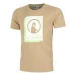 Quiet Please Kleding Quiet Please Wild Layer T-shirt Heren-Beige,Neongroen