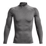 Under Armour Kleding Under Armour Heatgear Comp Mock Longsleeve Heren-Grijs