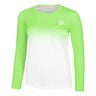 Crew Gradiant Longsleeve Dames-Neongroen,Wit