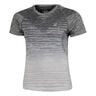 Seamless Hardloopshirt Dames-Wit,Grijs