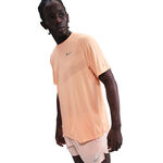 Nike Kleding Nike Stride Hardloopshirt Heren - oranje, zilver