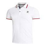 Fila Kleding Fila Core Button Piro Polo Heren-Wit,Rood