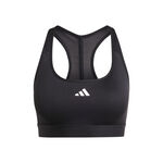 adidas Kleding adidas Power Racer Medium Sport-bh Dames-Zwart