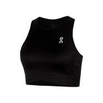 On Kleding On Court Crop Tanktop Dames-Zwart