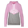 Salia Lifestyle Sweater Met Capuchon Dames-Roze,Lichtgrijs
