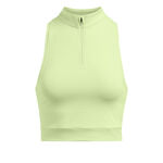 Under Armour Topje hardlopen Under Armour Run Anywhere Crop Hardloopshirt Dames-Groen