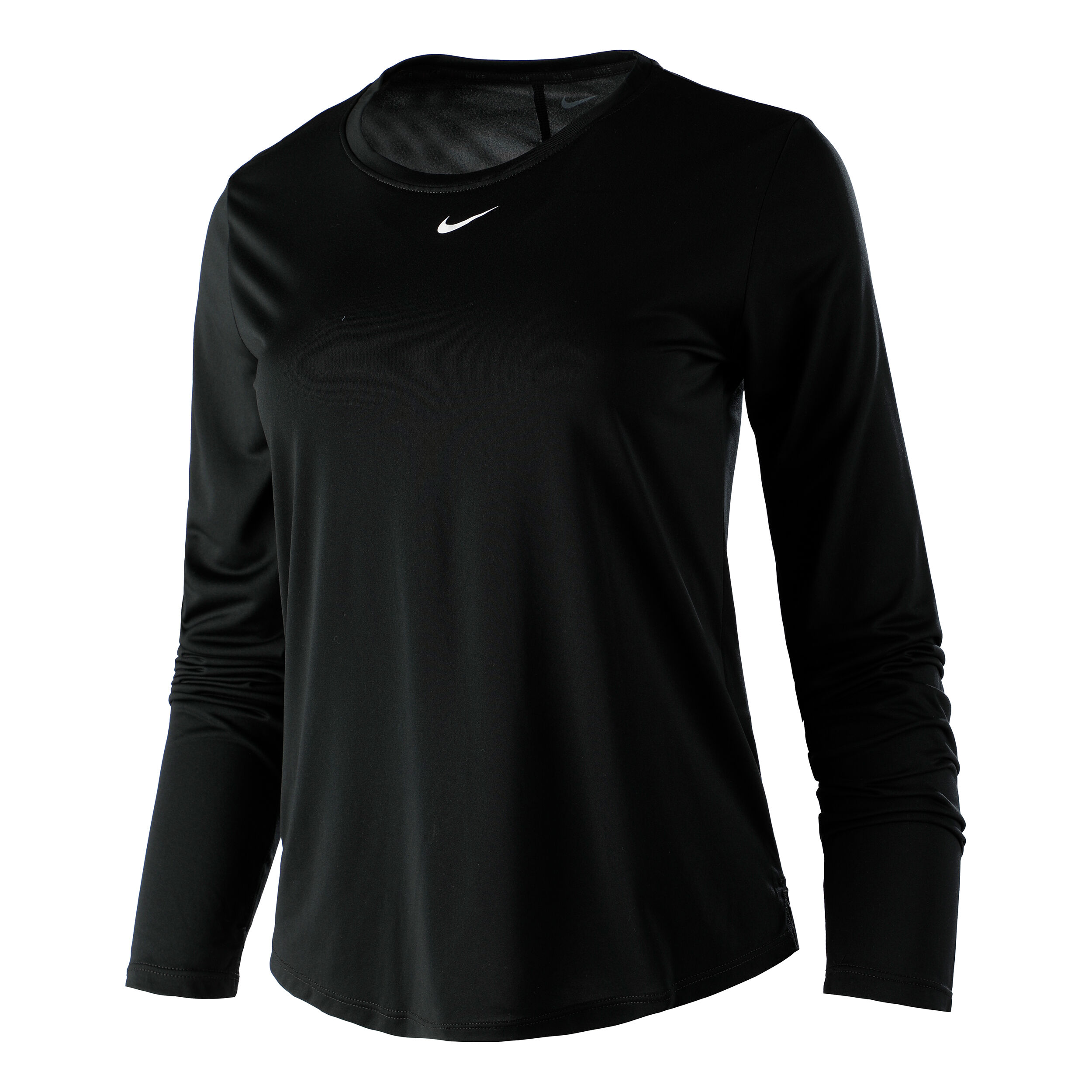 Buy Nike Dri Fit One Standard Fit Longsleeve Dames Zwart Wit online Tennis Point BE